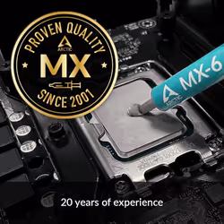 MX-6 (4 g) - Ultimate Performance Thermal Paste for CPU, consoles, graphics cards, laptops, very high thermal conductivity, long durability,