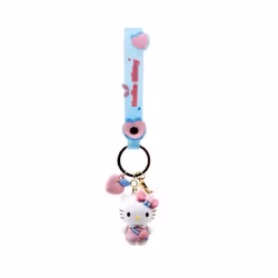 Hello Kitty Keychain & Strap Peach Series Assorted Design