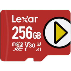 Lexar PLAY 256GB microSDXC UHS-I Card, Up To 150 MB/s Read (LMSPLAY256G-BNNAG)