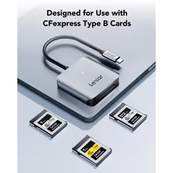 RW510 CFexpress Type B Card Reader, Up to 10Gbps, USB 3.2 Gen 2 CF Memory Card Reader for CFe Type B Card, CF Card Reader Includes USB Type-C Cable