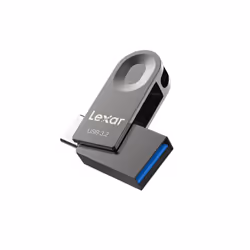 USB Flash Drive 64GB, Pen Drive USB 3.2 Gen 1, USB C & USB A, Reading Speed Up to 100MB/s, Supports OTG, Metal USB Memory Sti ...