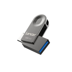 USB Flash Drive 64GB, Pen Drive USB 3.2 Gen 1, USB C & USB A, Reading Speed Up to 100MB/s, Supports OTG, Metal USB Memory Stick for PC, Laptop, Car,