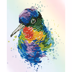 Diamond Dotz Rainbow Feathers, Multicolour