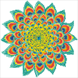 Diamond Dotz Peacock Mandala