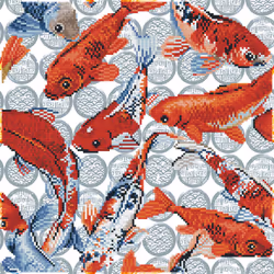 Diamond Dotz Koi Mosaic, Boy/Girl, Adult, Koi Mosaic, Multicolour, 12140 pc(s), 410 mm