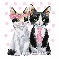 Diamond Dotz Mr & Mrs Pink, Boy/Girl, Adult, Mr & Mrs Pink, Multicolour, 13137 pc(s), 420 mm
