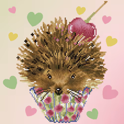 Diamond Dotz Love Prickles, Children's diamond painting kit, Multicolour