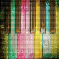 Diamond Dotz Piano Rainbow