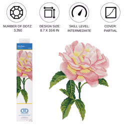 Diamond Dotz Pink Rose