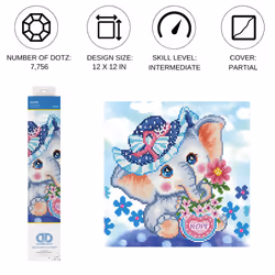Diamond Dotz Hope Elephant