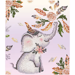 Diamond Dotz Flower Shower, Children's diamond painting kit, Multicolour