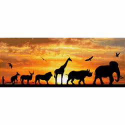 Diamond Dotz African Sky, Boy/Girl, Adult, Stars & Whiskers, Multicolour, 18910 pc(s), 720 mm