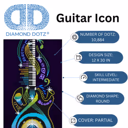Diamond Dotz Guitar Icon