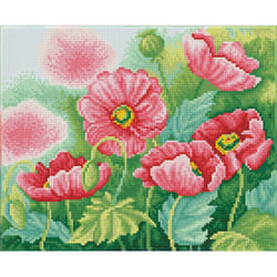 Diamond Dotz Watercolour Poppies