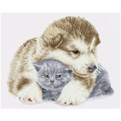 Diamond Dotz Besties, Children's diamond painting kit, Multicolour