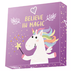 Diamond Dotz Believe in Magic, Children's diamond painting kit, Multicolour
