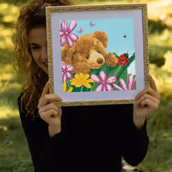 Diamond Dotz Honey Pot Bear: Hide & Seek
