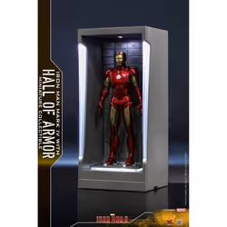 Hot Toys Miniature Iron Man 3 Mark 4 with Hall of Armor Figures