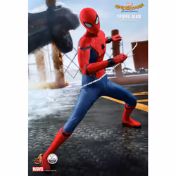 Hot Toys Quarter-Scale Spider-Man: Homecoming, 1/4 Scale Figure, Spider-Man, Multicoloured, (HT905037)
