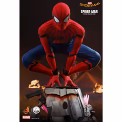 Hot Toys Quarter-Scale Spider-Man: Homecoming, 1/4 Scale Figure, Spider-Man, Multicoloured, (HT905037)