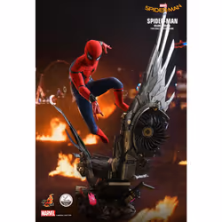 Hot Toys Spider-Man: Homecoming Quarter Scale Series Action Figure Spider-Man Deluxe Version - 44 CM - 1:4