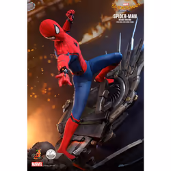 Hot Toys Spider-Man: Homecoming Quarter Scale Series Action Figure Spider-Man Deluxe Version - 44 CM - 1:4 - Additional view 4