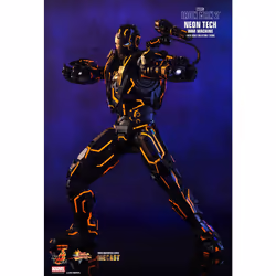 Figure Hot Toys MMS553D35 - Marvel Comics - Iron Man 2 - Neon Tech War Machine