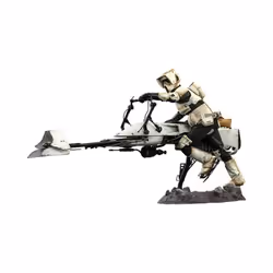 Figure Hot Toys TMS017 - Star Wars - The Mandalorian - Scout Trooper And Speeder Bike