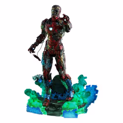 Figure Hot Toys MMS580 - Marvel Comics - Spider-Man : Far From Home - Mysterio's Iron Man Illusion