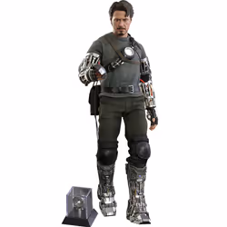 Figure Hot Toys MMS581 - Marvel Comics - Iron Man - Tony Stark Mech Test Deluxe Version