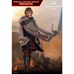 Figure Hot Toys TMS020 - Star Wars : The Clone Wars - Anakin Skywalker And Stap Deluxe Version