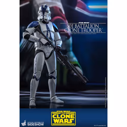 Figure Hot Toys TMS022 - Star Wars : The Clone Wars - 501ST Battalion Clone Trooper Standard Version