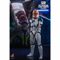 Figure Hot Toys TMS023 - Star Wars : The Clone Wars - 501ST Battalion Clone Trooper deluxe Version