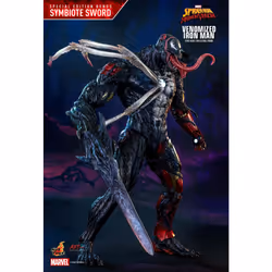 Figure Hot Toys AC04 - Marvel Comics - Marvel's Spider-Man : Maximum Venom -Venomized Iron Man Deluxe Version