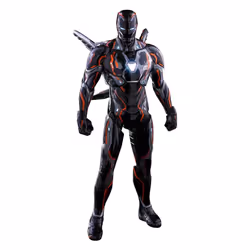 Figure Hot Toys MMS597D39 - Marvel Comics - Avengers : Infinity War - Neon Tech Iron Man 4.0