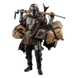 Figure Hot Toys TMS052 - Star Wars : The Mandalorian - The Mandalorian & Grogu Deluxe Version