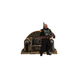Figure Hot Toys TMS056D - Star Wars : The Mandalorian - Boba Fett Repaint Armor Version & Throne Deluxe Version
