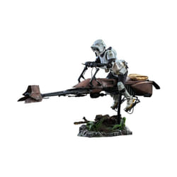 Figure Hot Toys MMS612 - Star Wars : Return Of The Jedi - Scout Trooper & Speeder Biker