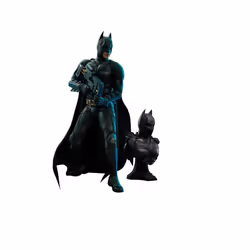 Figure Hot Toys QS019D - DC Comics - The Dark Knight Trilogy - Batman Deluxe Version
