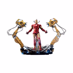 Figure Hot Toys QS021 - Marvel Comics - Iron Man 2 - Iron Man Mark IV With Suit Up Gantry Version