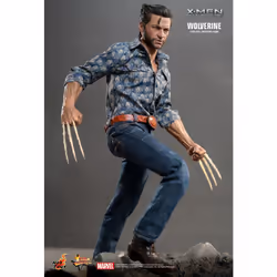 Figure Hot Toys MMS659D - Marvel Comics -X-Men : Days Of The Future Past - Wolverine 1973 Suit Deluxe Version