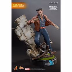 Figure Hot Toys MMS660D - Marvel Comics -X-Men : Days Of The Future Past - Wolverine 1973 Suit Deluxe Version