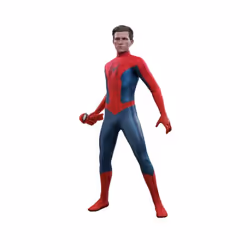Hot Toys MMS679 - Marvel Comics - Spider Man : No Way Home - Spider Man New Red And Blue Suit Standard Version