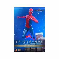 Hot Toys MMS680 - Marvel Comics - Spider Man : No Way Home - Spider Man New Red And Blue Suit Deluxe Version