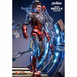Hot Toys MMS688D53 - Marvel Comics - The Avengers - Iron Man Mark VI & Suit-Up Gantry - Additional view 4