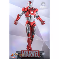 Hot Toys MMS696D54 - Marvel Comics - Disney 100 - Iron Man Mark VII