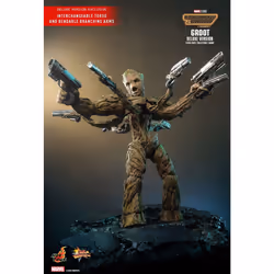 Figure Hot Toys MMS707 - Marvel Comics - Guardians Of The Galaxy Vol.3 - Groot Deluxe Version