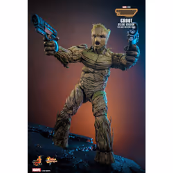 Figure Hot Toys MMS707 - Marvel Comics - Guardians Of The Galaxy Vol.3 - Groot Deluxe Version