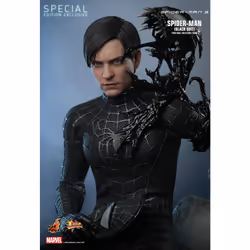 Figure Hot Toys MMS727B - Marvel Comics - Spider Man 3 - Spider Man Black Suit Deluxe Version