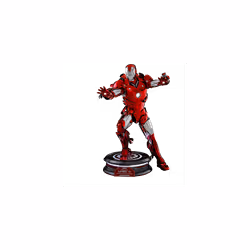 Figure Hot Toys MMS744D64 - Marvel Comics - Iron Man - Iron Man Mark III Red & Chrome Version